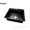 Nano Black kitchen sink single bowl handmade sink